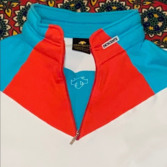 Vintage 80s-90s  Descente zip up pullover. Size L - Picture 3 of 13